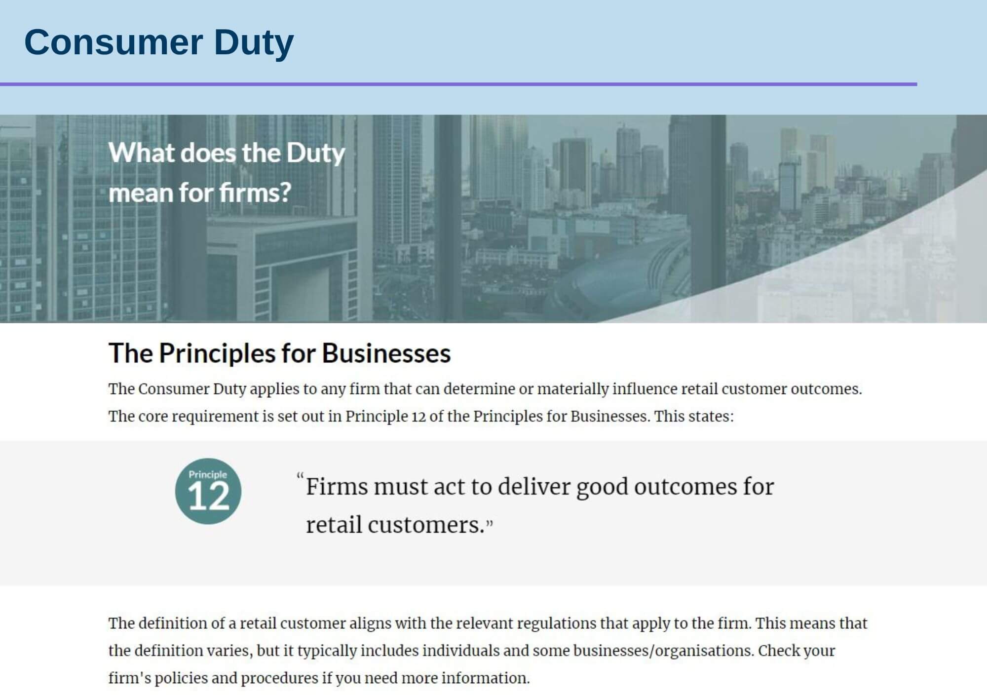 Consumer Duty